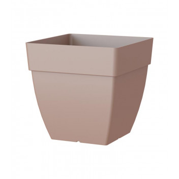 POT PLASTIC CAPRI SQUARE POT TAUPE 45CM ARTEVASI