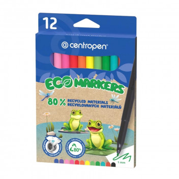 TRI EKO FOOD?DYE PEN MARKERS 12?PIECE SET