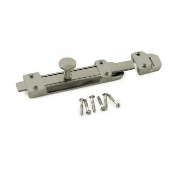 BOLTFIX BOLT SECURITY SATIN NICKEL 100MM SAMSON.