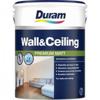 DURAM WALL AND CEILING OCEAN MIST PVA PAINT 5L