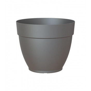 ARTEVASI CAMPANA ANTHRACITE ROUND PLASTIC POT 35CM