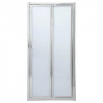 SHOWER DOOR BI-FOLDER CHROME 900X1850