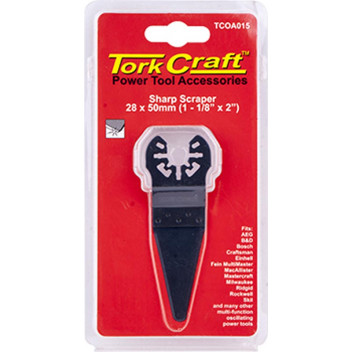 TORK CRAFT QUICK CHANGE SHARP SCRAPER 28X50MM(1-1/8\'X2\')