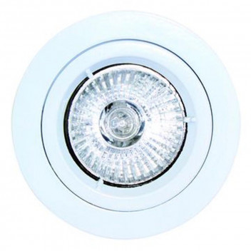 EUROLUX WHITE TILT DOWNLIGHT 80MM
