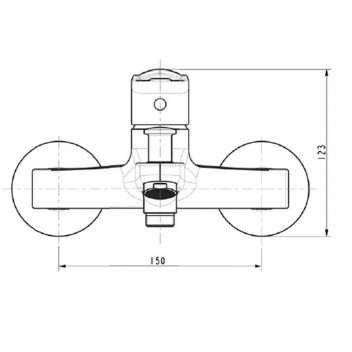 COBRA AMAZON EXPOSED BATH MIXER