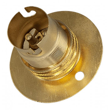 BATTEN BRASS LAMPHOLDER