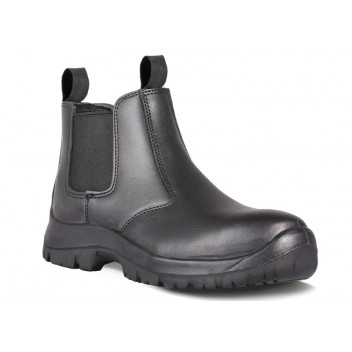 DOT CHELSEA BLACK SAFETY BOOT NO.12