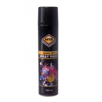 MTS ENGINE ENAMEL BLACK SPRAY PAINT 300ML