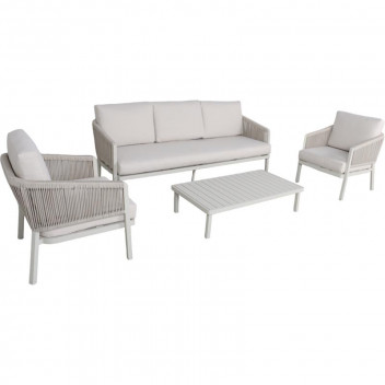 ANHOLT ROPE LIGHT LOUNGE SET 5 SEATER