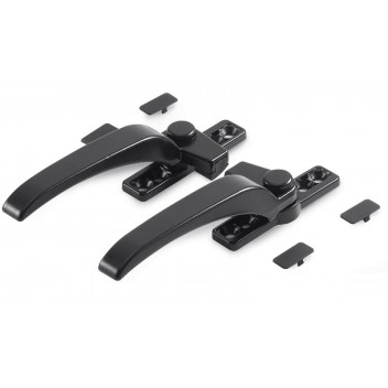 BOLTFIX EUROLINE WINDOW HANDLE LEFT HANDED BLACK.
