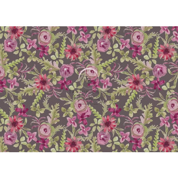ROSEWOOD FLOWERS DECOUPAGE A4