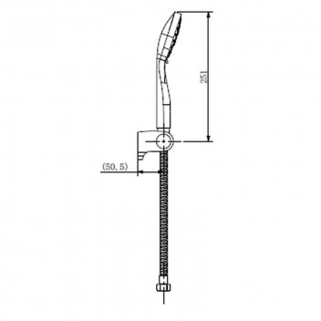 COBRA COMPLETE CHROME HAND SHOWER SET