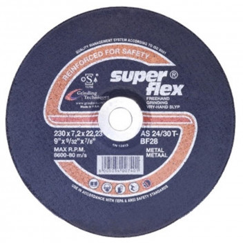 SUPERFLEX STEEL GRIND WHEEL 115X4.5X22.2 5 PER PACK