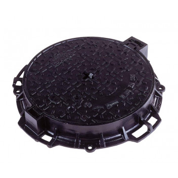 HEAVY DUTY GREY IRON MANHOLE COVER AND FRAME 600MM 66.1KG