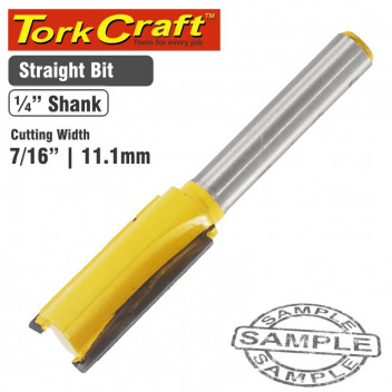 TORK CRAFT STRAIGHT ROUTER BIT 11.11MM 7/16INCH