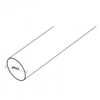 WHITE VENT PIPE 40MM X 6M