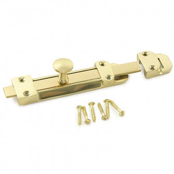 BOLTFIX BOLT SECURITY BRASS PLATED 150MM SAMSON.