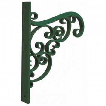 SEBOR DARK GREEN PLASTIC WALL BRACKET