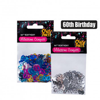 60 MILESTONE PARTY CONFETTI 15G