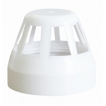 EUROCELT SUNRIDGE COWL VENT SV WHITE 110MM POLYPROP