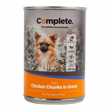 COMPLETE CHICKEN CHUNKS DOG CAN FOOD 385G