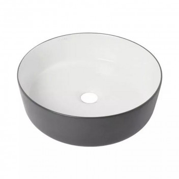 BIJIOU ONYX GREY SENSEULLE FREESTANDING BASIN 360X360X120MM