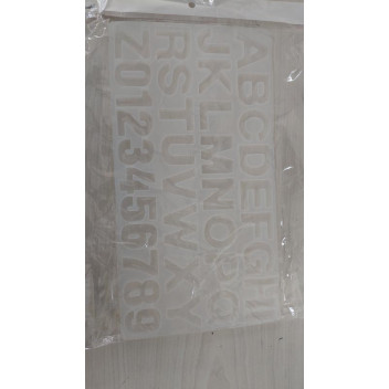 STANDARD ALPHABET CRAFT RESIN MOULD
