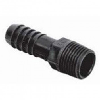 ADAPTOR MALE INSERT NYLON BLACK 20MM