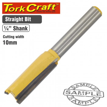 TORK CRAFT STRAIGHT ROUTER BIT 10MM