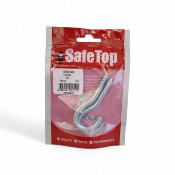SAFETOP ZINC CEILING HOOK 75MM