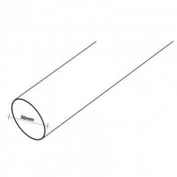 WHITE VENT PIPE 50MM X 6M