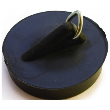 SAFETOP  BASIN PLUG PVC BLACK