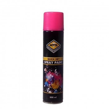 MTS FLUORESCENT PINK SPRAY PAINT 300ML