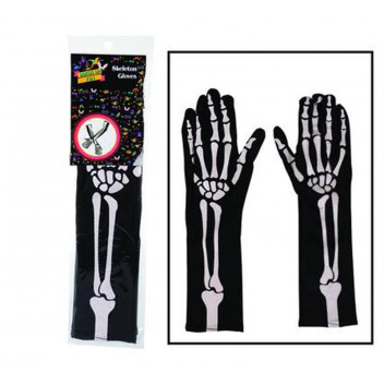 SKELETON GLOVES DRESS UP PARTY COSTUME
