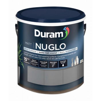 PAINT ENAMEL POLYURETHANE  NUGLO MATT  WHITE 1L DURAM