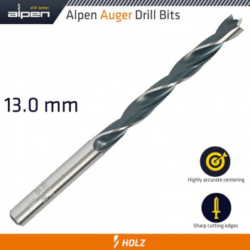 ALPEN WOOD DRILL BIT 13 X 151MM