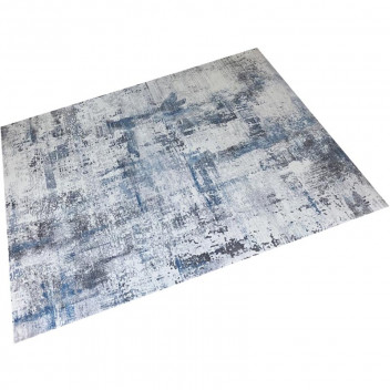 ORION BLUE AND YELLOW ABSTRACT MODERN DESIGN RUG 120X170