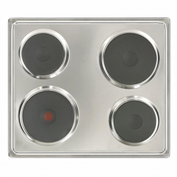 HOB DEFY STAINLESS STEEL SOLID SLIMLINE 4PLATE WITH NO CONTREOL PANEL     60CM