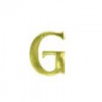 EUROBRASS BRASS G LETTER 75MM