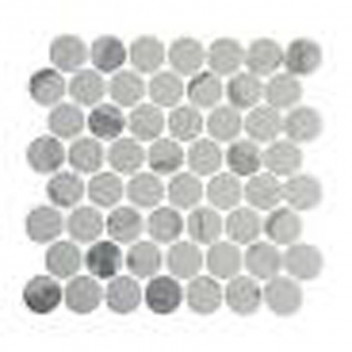 CARRARA RECYCLED CIRCLE MOSAIC 289X289MM