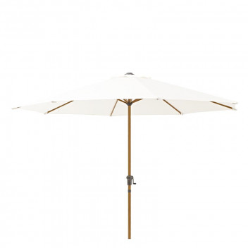 UMBRELLA   82232846 ALU-STEEL  WHITE 200X292 NATERIAL
