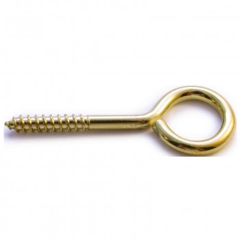 SCREW  EYE  BRASS PLATED  NO0 30PP  HPSE000   SAFETOP