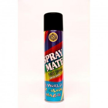 SPRAYMATE MATT BLACK FAST DRYING SPRAY PAINT 250ML