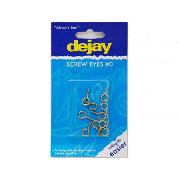 SCREW EYES #0 10PP  A620