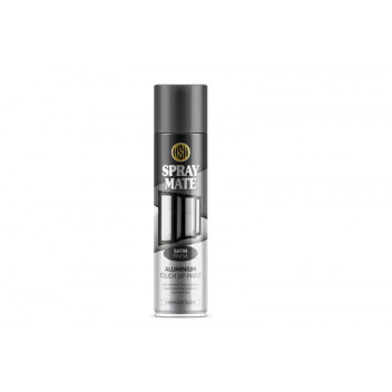 SPRAYMATE SATIN CHARCOAL ALUMINIUM TOUCH UP SPRAY PAINT 250ML