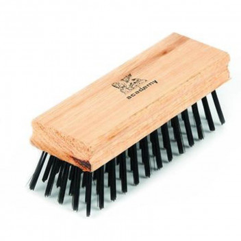 FOUNDRY BRUSH, BLOCK TYPE, FINE WIRE - WOODEN
