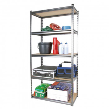 MTS 5 Tier Steel Shelving 122 x 61 x 183cm