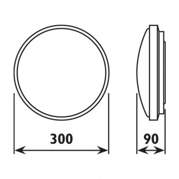 RADIANT MONTE CELING LIGHT 300MM 230V