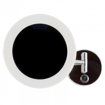 EUROLUX WALL LIGHT COSMETIC MIRROR CHROME 340MM