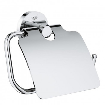 GROHE ESSENTIALS TOILET PAPER HOLDER WITH COVER